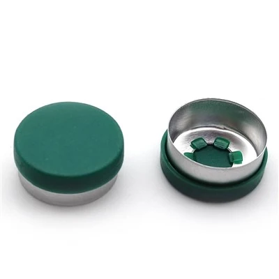 Aluminum plastic cap for penicillin bottles